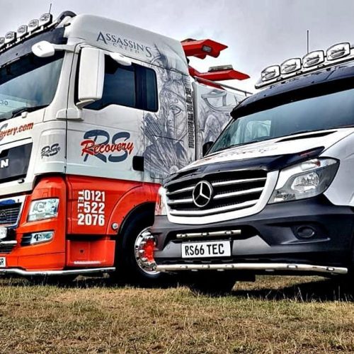 rsrecovery daf mercedes heavy recovery award show truckfest